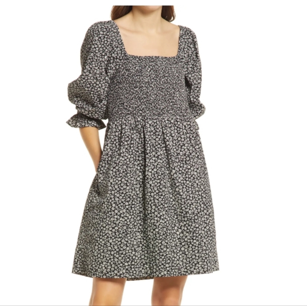 Madewell Lucie Smocked Mini